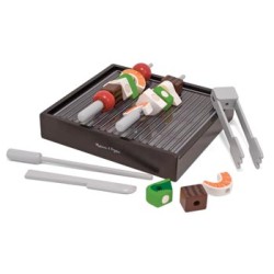 Melissa & Doug 4024 - Wooden BBQ Grill Set