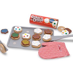 Melissa & Doug 4074 - Wooden Slice And Bake Cookie Set