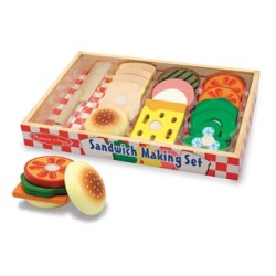Melissa & Doug 513 - Sandwich Making Set - 17 Pieces