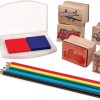 Melissa & Doug - Wooden Vehicle Stamp Set