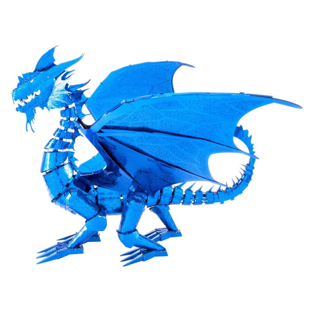 Metal Earth 3D ICONX Laser Cut DIY Model KIT Blue Dragon