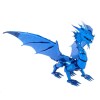 Metal Earth 3D ICONX Laser Cut DIY Model KIT Blue Dragon