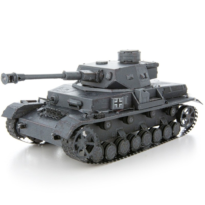 Metal Earth 3D ICONX Laser Cut DIY Model KIT German Tank Panzer IV WWII Scale 1:50 Premium Series