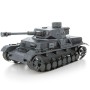 Metal Earth 3D ICONX Laser Cut DIY Model KIT German Tank Panzer IV WWII Scale 1:50 Premium Series