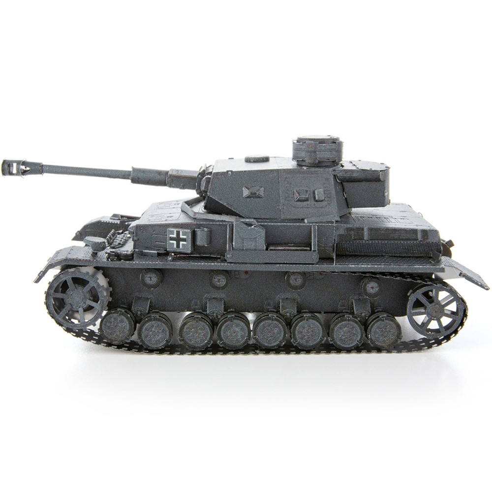 Metal Earth 3D ICONX Laser Cut DIY Model KIT German Tank Panzer IV WWII Scale 1:50 Premium Series