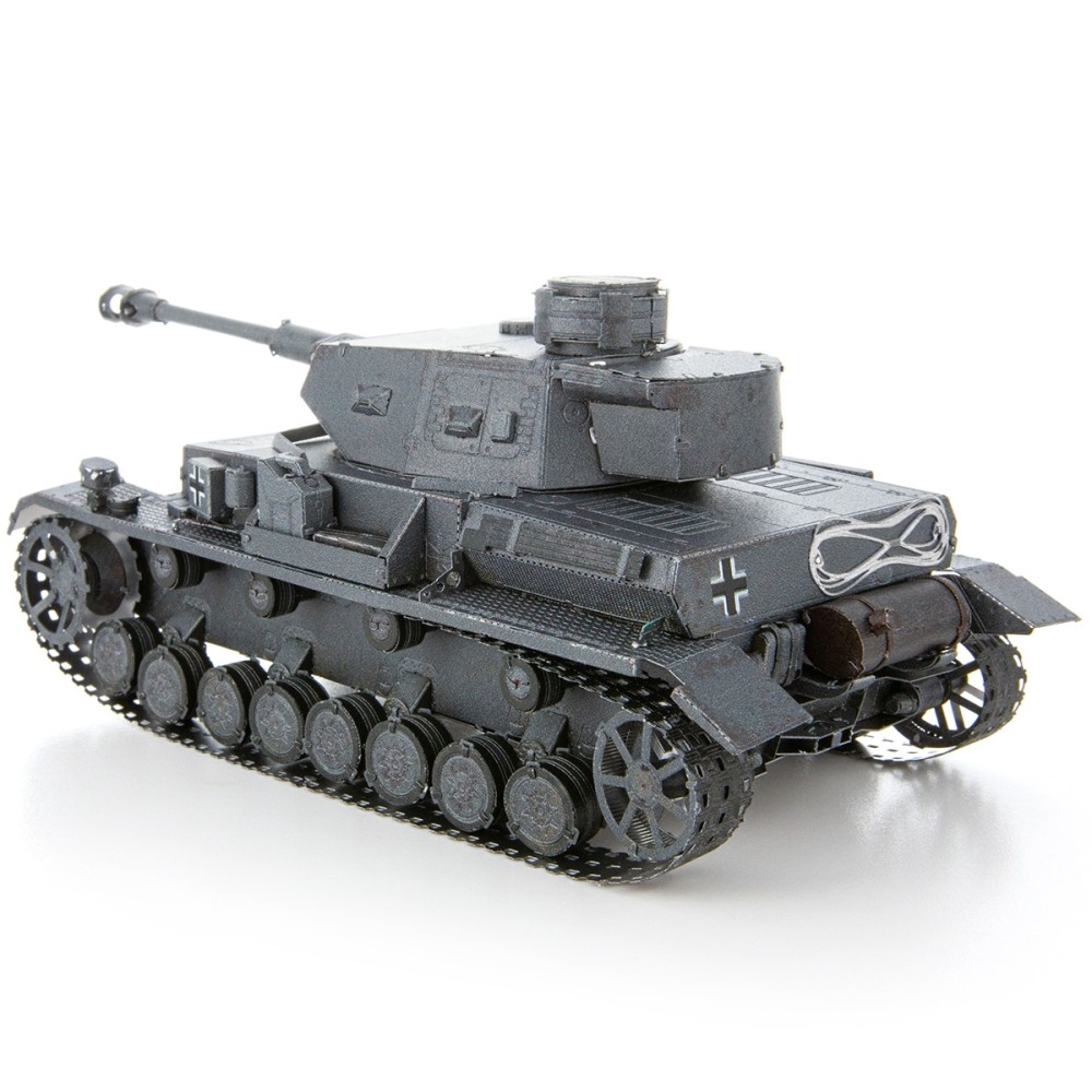 Metal Earth 3D ICONX Laser Cut DIY Model KIT German Tank Panzer IV WWII Scale 1:50 Premium Series