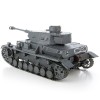 Metal Earth 3D ICONX Laser Cut DIY Model KIT German Tank Panzer IV WWII Scale 1:50 Premium Series
