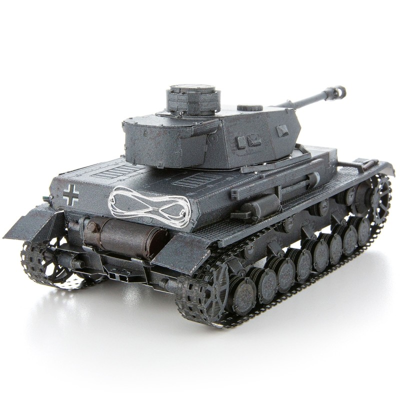 Metal Earth 3D ICONX Laser Cut DIY Model KIT German Tank Panzer IV WWII Scale 1:50 Premium Series