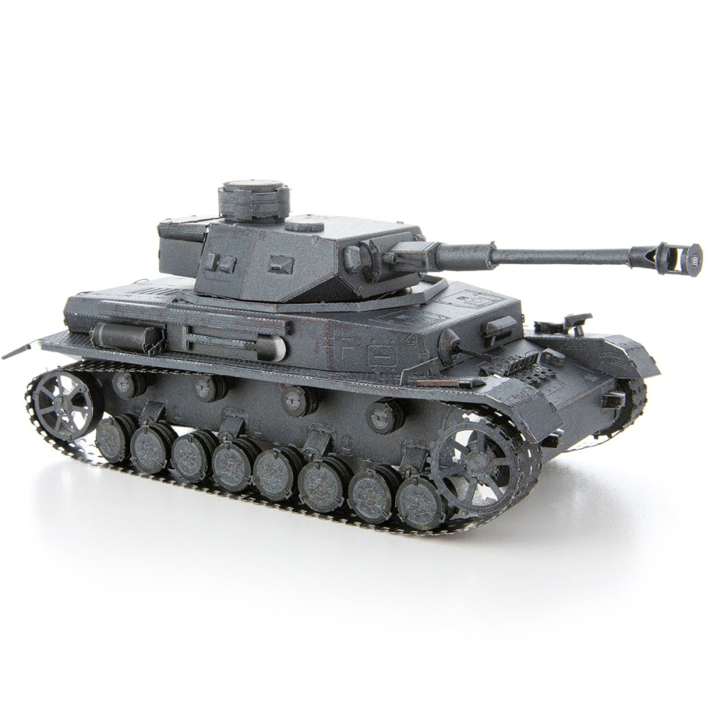 Metal Earth 3D ICONX Laser Cut DIY Model KIT German Tank Panzer IV WWII Scale 1:50 Premium Series