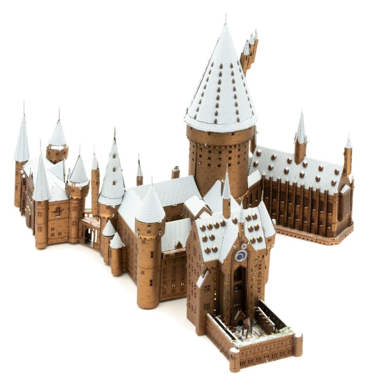 Metal Earth 3D ICONX Laser Cut DIY Model KIT Hogwarts Castle in Snow - Harry Potter
