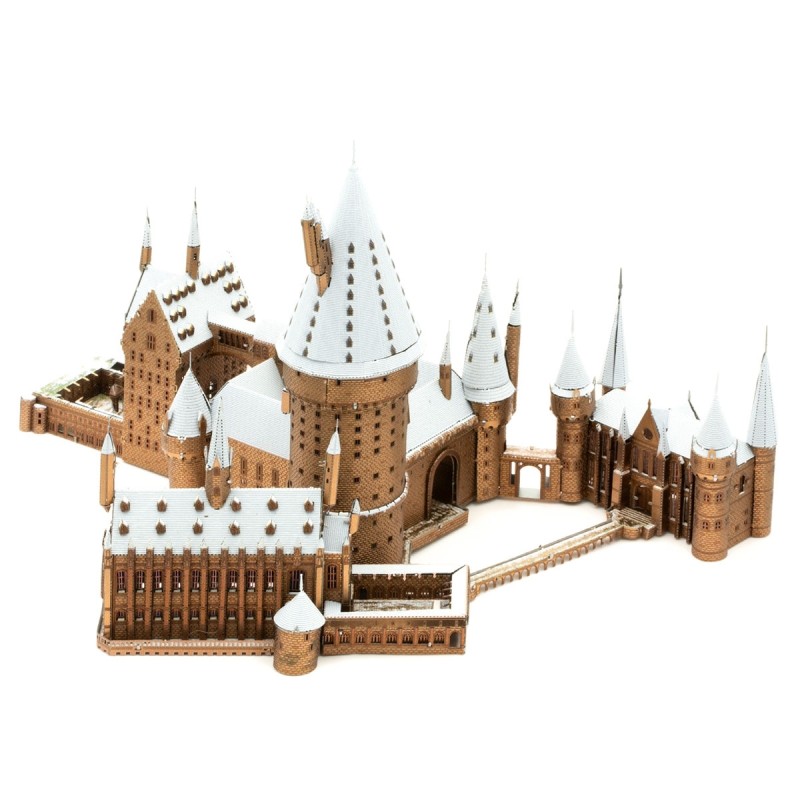 Metal Earth 3D ICONX Laser Cut DIY Model KIT Hogwarts Castle in Snow - Harry Potter