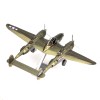 Metal Earth 3D ICONX Laser Cut DIY Model KIT - Lockheed Martin P-38 Lighting Fighter Bomber Plane WW II - Scale 1:79