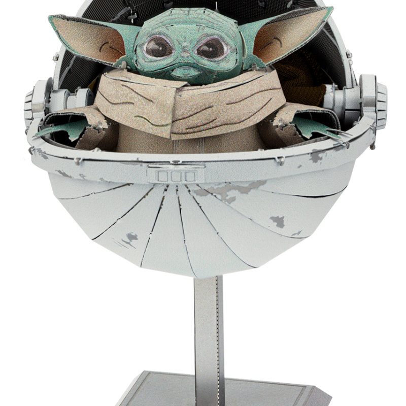Metal Earth 3D ICONX Laser Cut DIY Model KIT Mandalorian Grogu The Child Premium Series - Star Wars