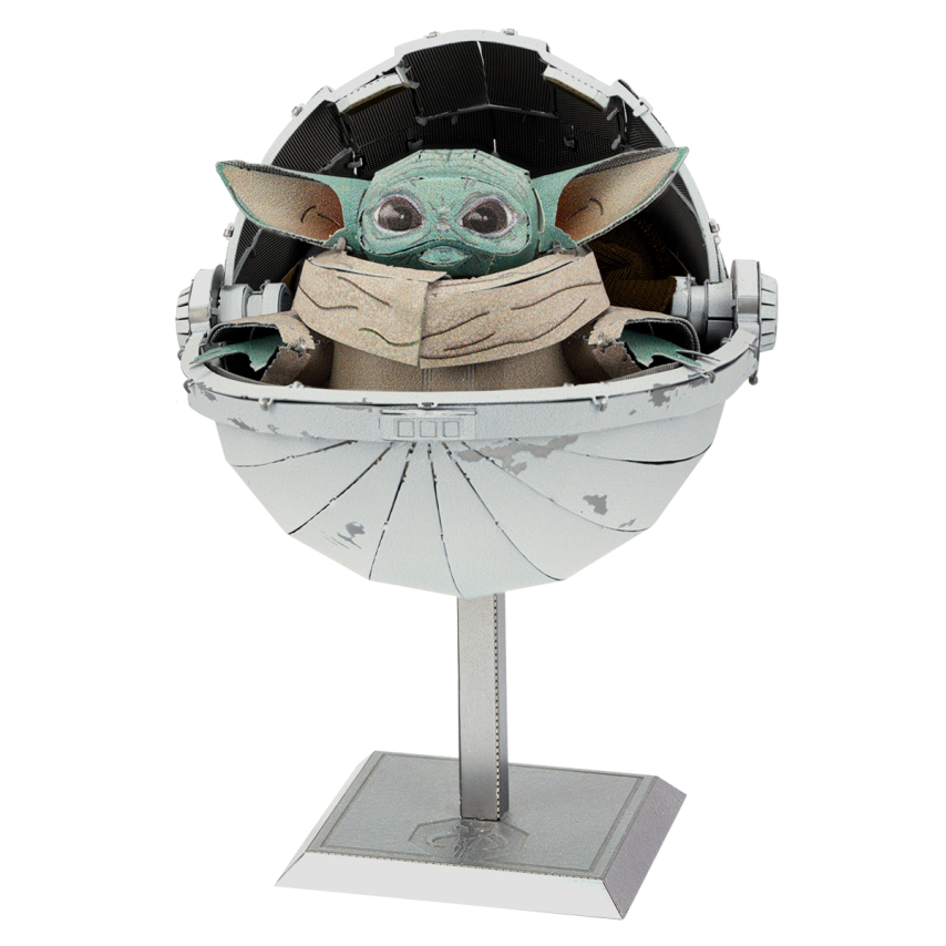 Metal Earth 3D ICONX Laser Cut DIY Model KIT Mandalorian Grogu The Child Premium Series - Star Wars