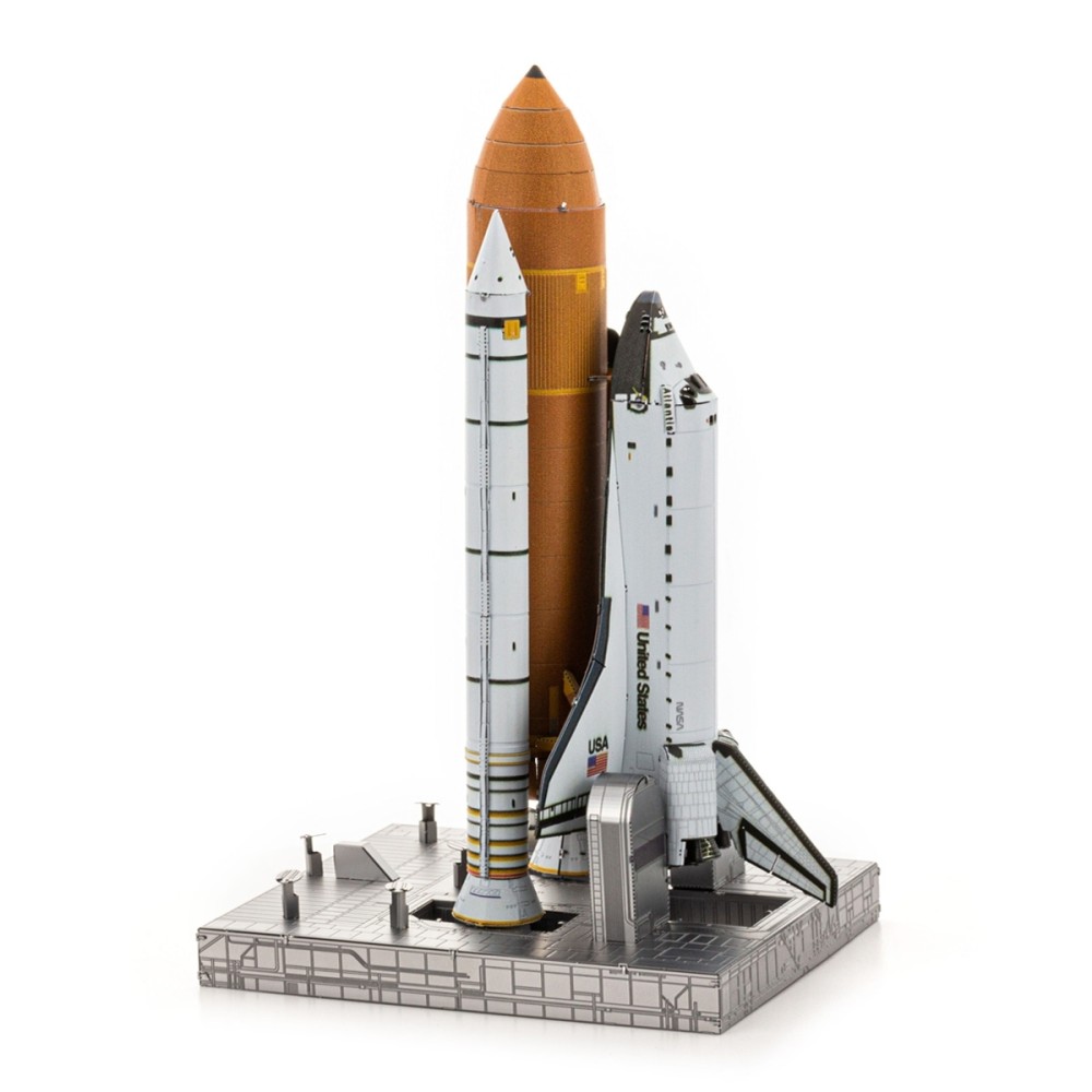 Metal Earth 3D ICONX Laser Cut DIY Model KIT Space Shuttle Launch Kit Premium Series