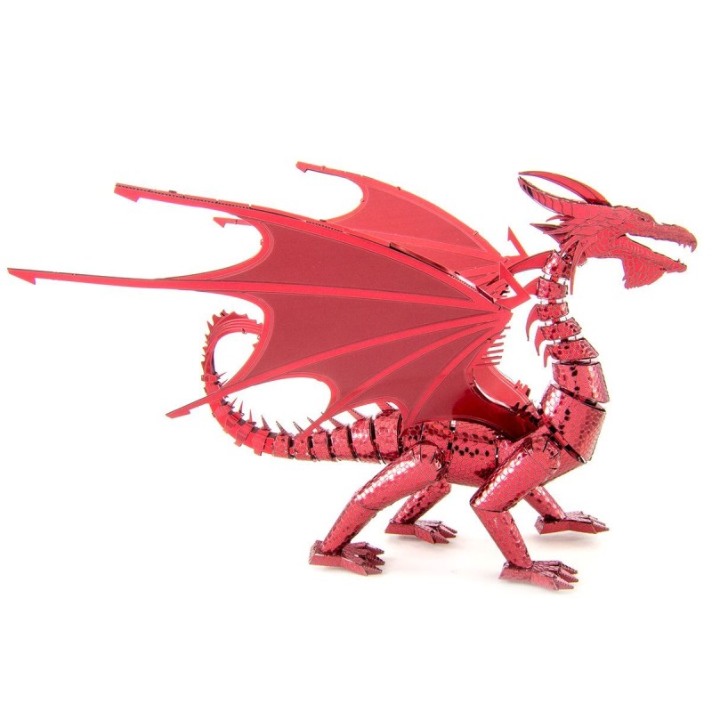Metal Earth 3D ICONX Laser Cut Model ICONX Red Dragon DIY KIT
