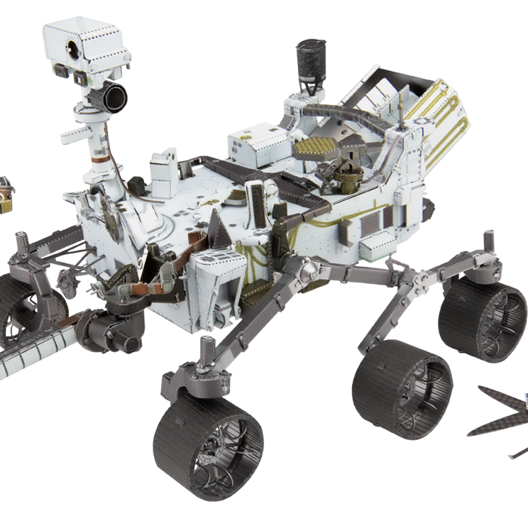 Metal Earth 3D Laser Cut DIY Model KIT Mars Rover Perseverance & Ingenuity Helicopter