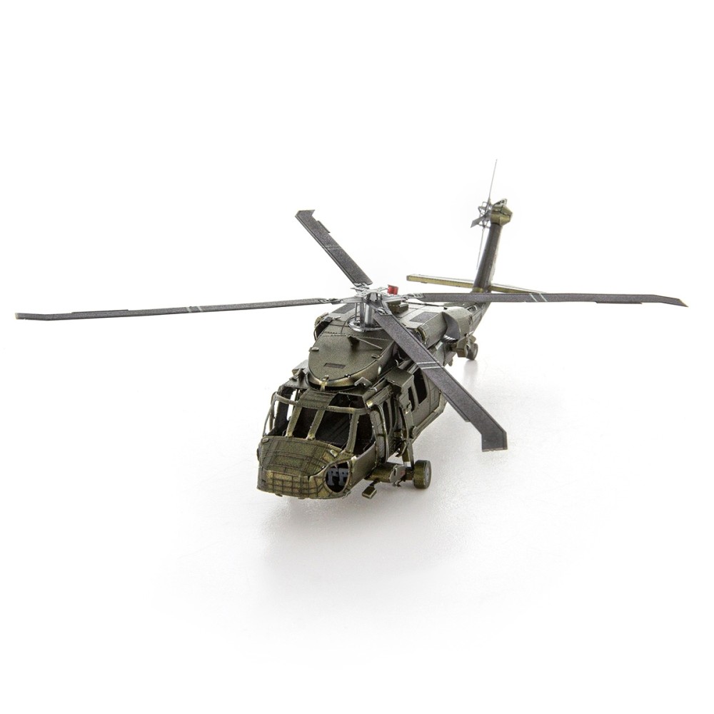 Metal Earth 3D Laser Cut DIY Model KIT Sikorsky UH-60 Black Hawk Army Helicopter