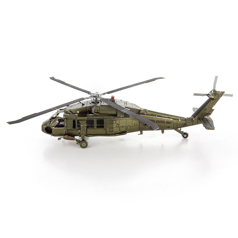Metal Earth 3D Laser Cut DIY Model KIT Sikorsky UH-60 Black Hawk Army Helicopter