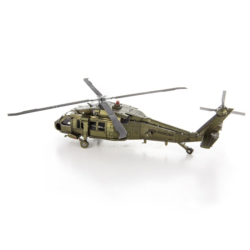 Metal Earth 3D Laser Cut DIY Model KIT Sikorsky UH-60 Black Hawk Army Helicopter