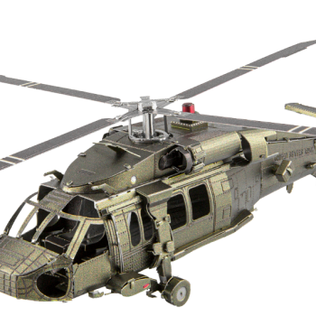 Metal Earth 3D Laser Cut DIY Model KIT Sikorsky UH-60 Black Hawk Army Helicopter