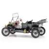 Metal Earth 3D Laser Cut Model Construction Kit 1908 Ford Model T Green Car - Scale 1:37