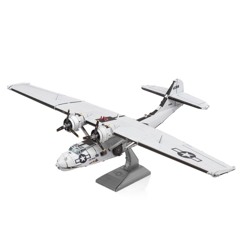 Metal Earth 3D Laser Cut Model Construction Kit Consolidated PBY Catalina Sea Plane - Scale 1:94