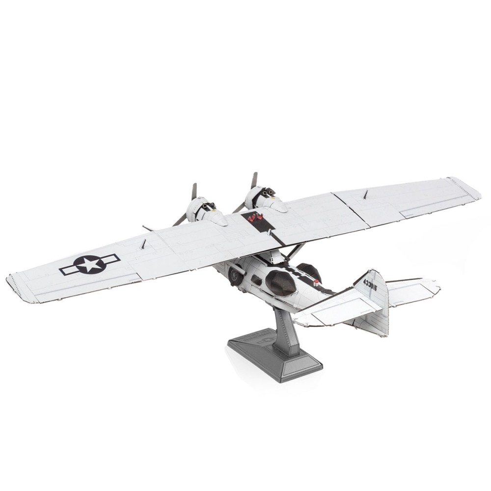 Metal Earth 3D Laser Cut Model Construction Kit Consolidated PBY Catalina Sea Plane - Scale 1:94