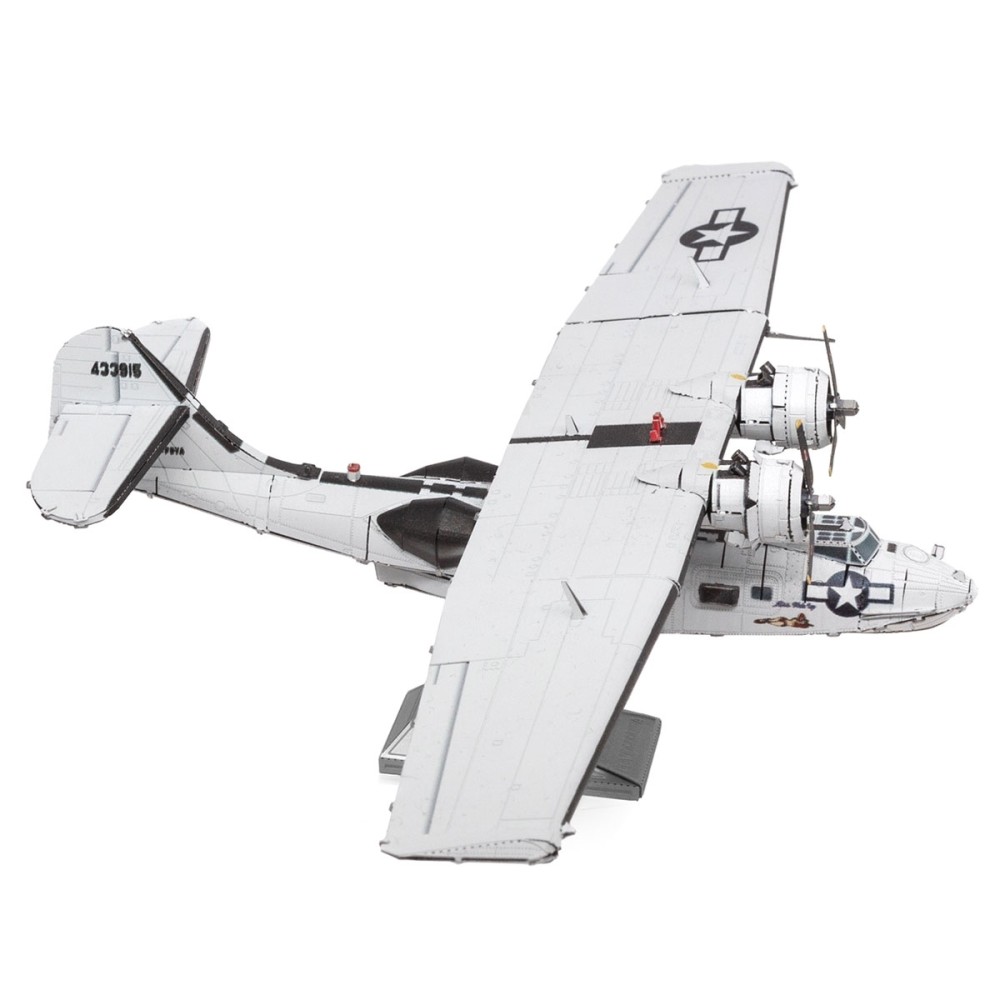Metal Earth 3D Laser Cut Model Construction Kit Consolidated PBY Catalina Sea Plane - Scale 1:94