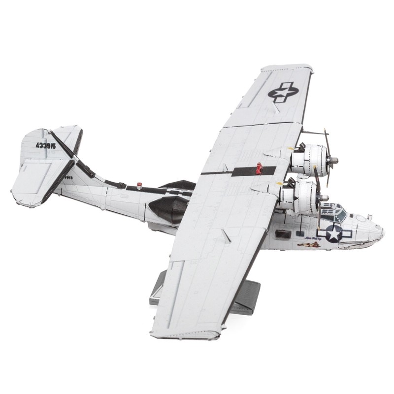 Metal Earth 3D Laser Cut Model Construction Kit Consolidated PBY Catalina Sea Plane - Scale 1:94