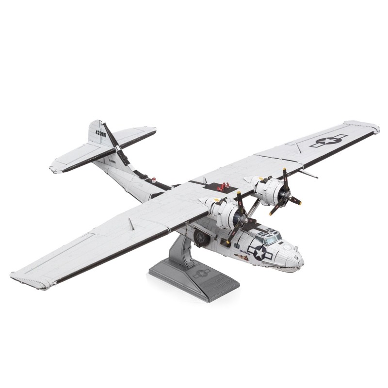 Metal Earth 3D Laser Cut Model Construction Kit Consolidated PBY Catalina Sea Plane - Scale 1:94