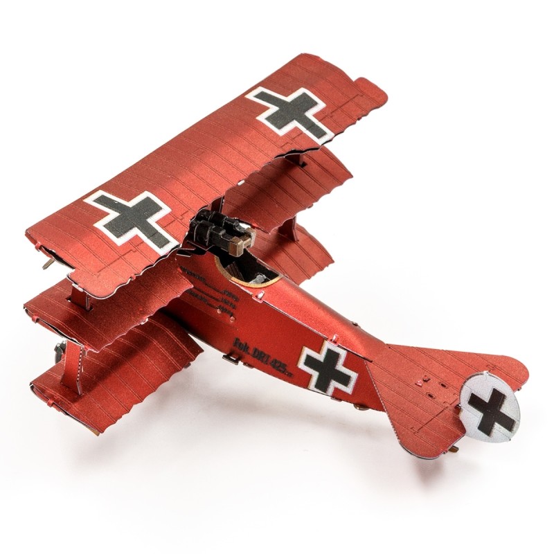 Metal Earth 3D Laser Cut Model Construction Kit Fokker Dr.I Tri Plane WW I  - Scale 1:70