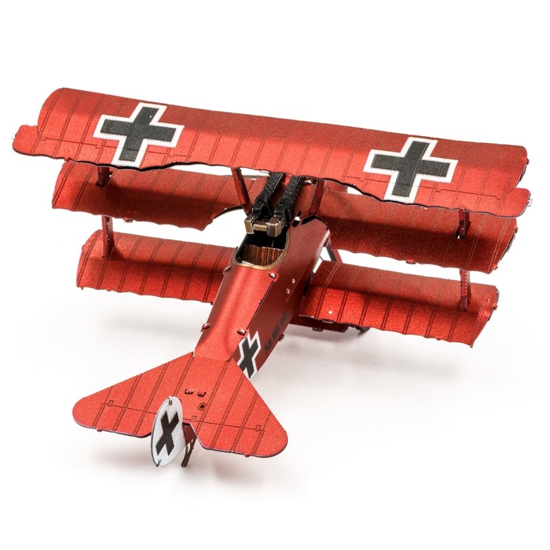Metal Earth 3D Laser Cut Model Construction Kit Fokker Dr.I Tri Plane WW I  - Scale 1:70