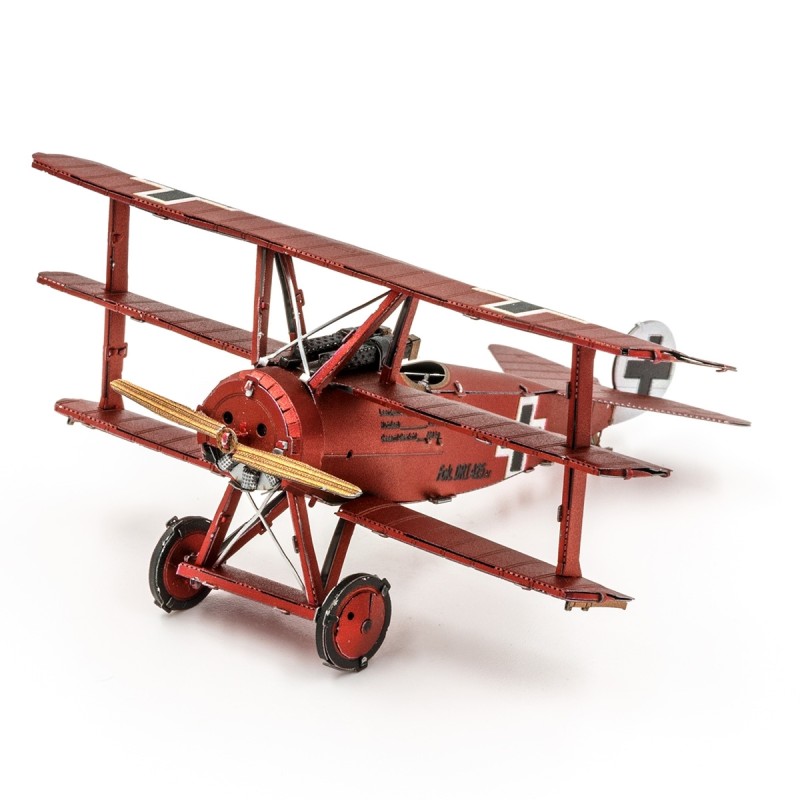 Metal Earth 3D Laser Cut Model Construction Kit Fokker Dr.I Tri Plane WW I  - Scale 1:70