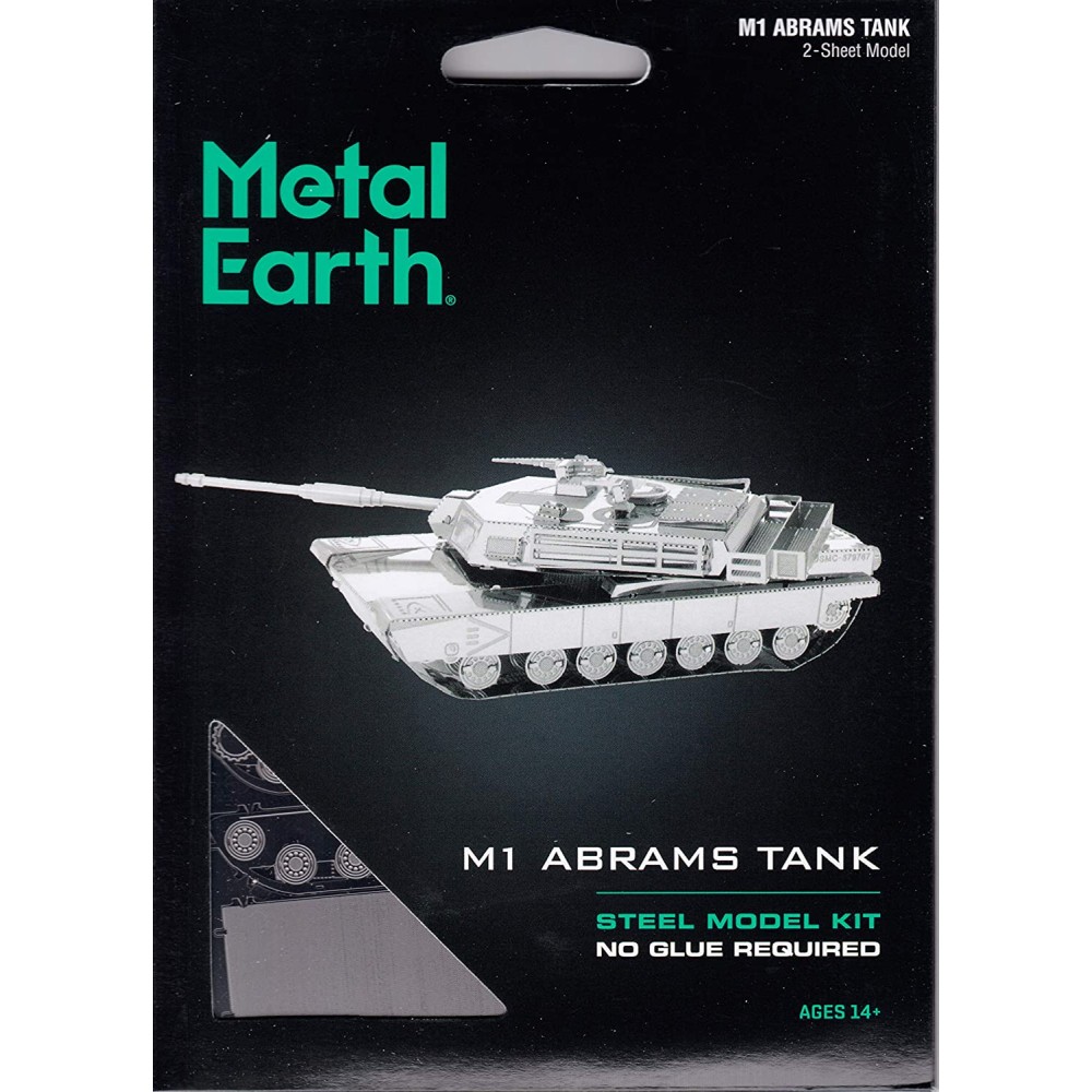 Metal Earth 3D Laser Cut Model Construction Kit M1 Abrams Tank