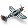Metal Earth 3D Laser Cut Model Construction Kit P-47 Thunderbolt Plane WW II  - Scale 1:94