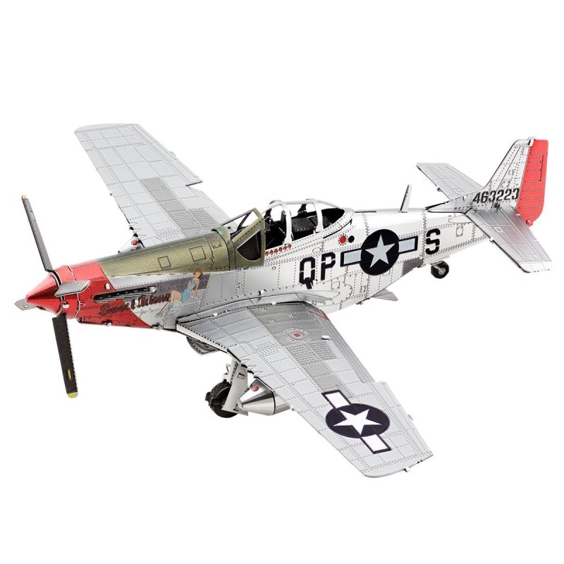 Metal Earth 3D Laser Cut Model Construction Kit P-51D Mustang Sweet Arlene Fighter plane WWII