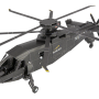 Metal Earth 3D Laser Cut Model Construction Kit Sikorsky S-97 Raider Military Helicopter - Scale 1:88