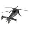 Metal Earth 3D Laser Cut Model Construction Kit Sikorsky S-97 Raider Military Helicopter - Scale 1:88