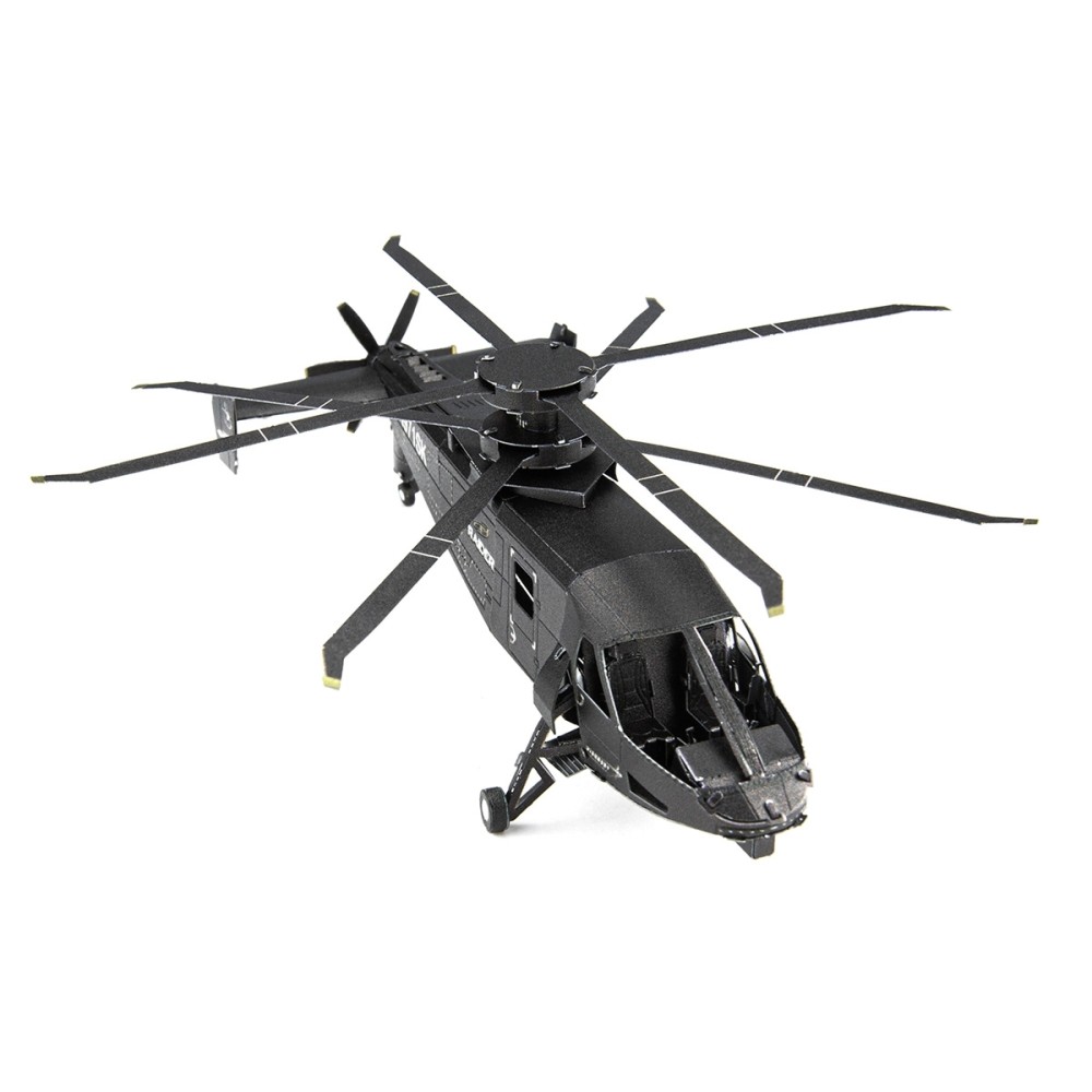 Metal Earth 3D Laser Cut Model Construction Kit Sikorsky S-97 Raider Military Helicopter - Scale 1:88