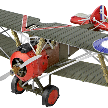 Metal Earth 3D Laser Cut Model Construction Kit Sopwith Camel Plane WW I - Scale 1:76