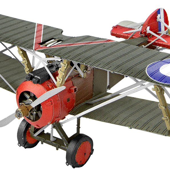 Metal Earth 3D Laser Cut Model Construction Kit Sopwith Camel Plane WW I - Scale 1:76