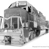 Metal Earth 3D Laser Cut Model Freight Train Box Set Gift Set DIY MODEL KIT