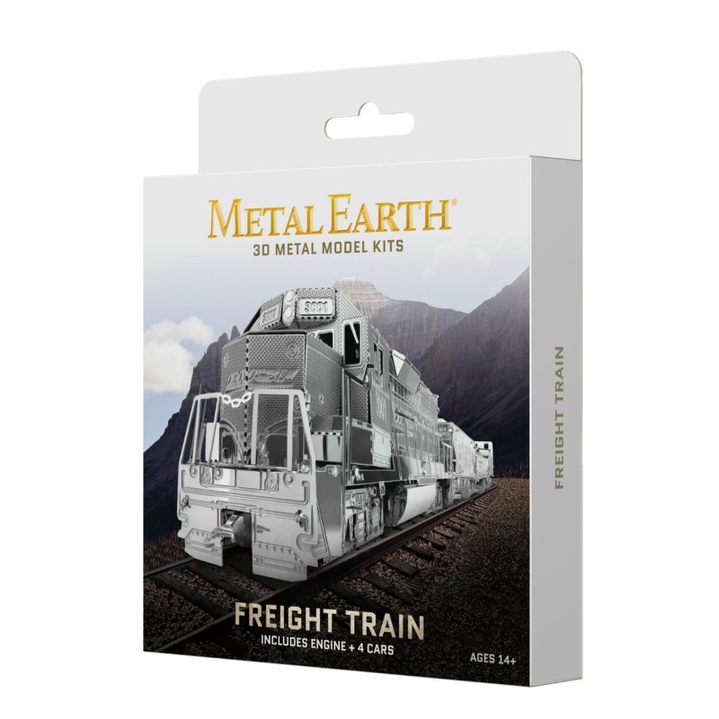 Metal Earth 3D Laser Cut Model Freight Train Box Set Gift Set DIY MODEL KIT
