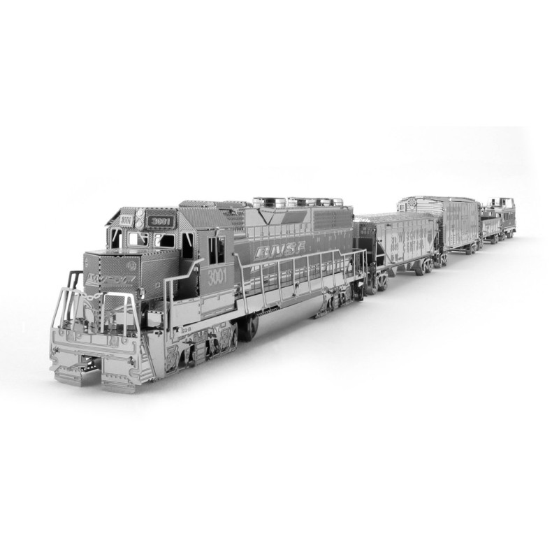 Metal Earth 3D Laser Cut Model Freight Train Box Set Gift Set DIY MODEL KIT