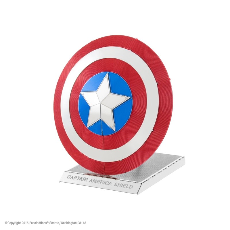Metal Earth Marvel Avengers Captain America's Shield 3D Laser Cut Model 