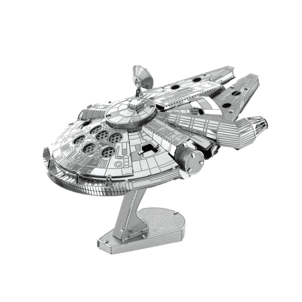 Metal Earth Star Wars 3D Laser Cut Steel Model Kit Millenium Falcon