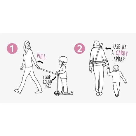 Micro - Scoot N' Pull - Pink