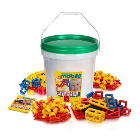 Mobilo - Giant Bucket with Lid - 416 Pieces 