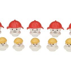 Mobilo - Faces 5 x Fireman & 5 xChildren